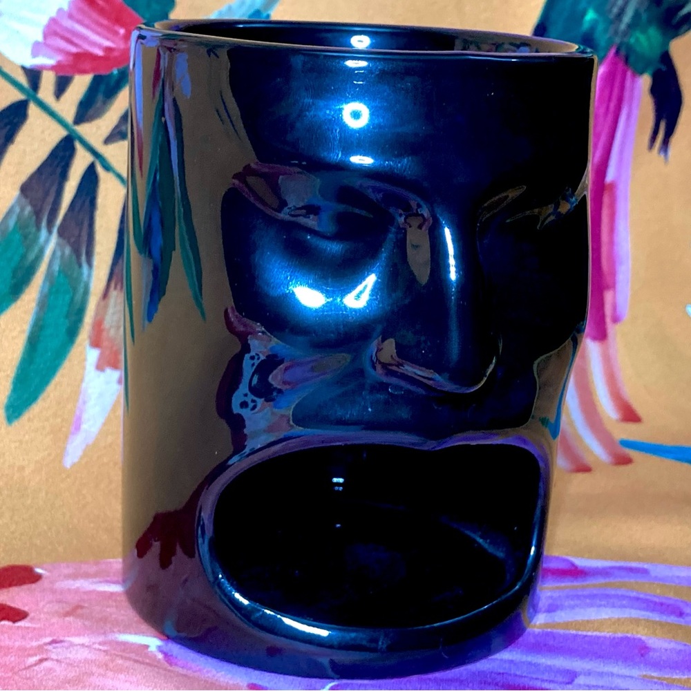 Cordon Bleu Face Mug Milk & Cookies Cup | 10 oz Black